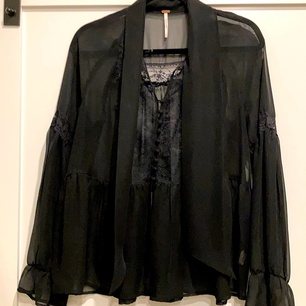 Free People Lace Blouse
